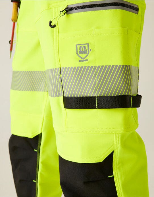 Regatta High Visibility TRJ603SR Regatta Hi-Vis Infiltrate Trouser S/R - Hi-Vis Yellow