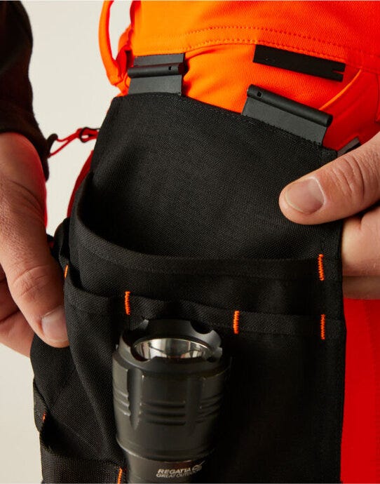 Regatta High Visibility TRJ603SR Regatta Hi-Vis Infiltrate Trouser S/R - Hi Vis Orange