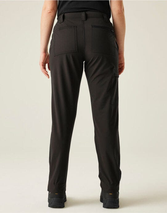 Regatta Professional TRJ627S Regatta Womens Pro Action Stretch Trsr S - Black
