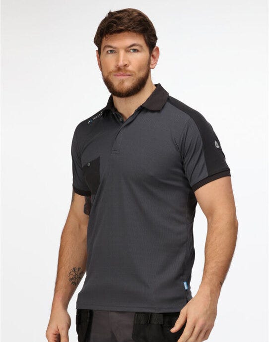 Regatta Professional TRS167 Regatta Wicking Polo Shirt - Seal Grey