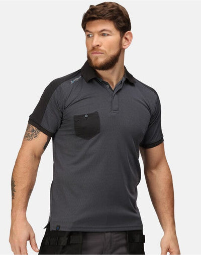 Regatta Professional TRS167 Regatta Wicking Polo Shirt - Seal Grey