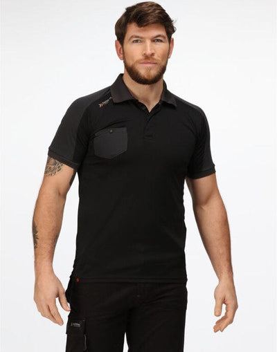 Regatta Professional TRS167 Regatta Wicking Polo Shirt - Black