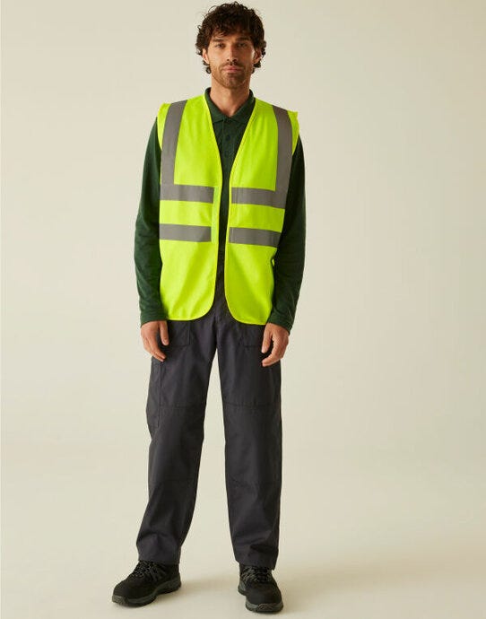 Regatta High Visibility TRS195 Regatta Hi Vis Pro Vest - Hi-Vis Yellow