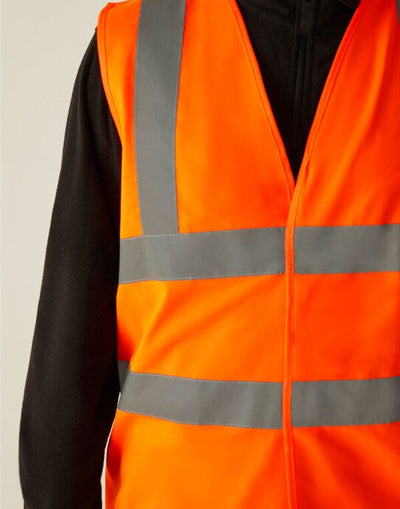 Regatta High Visibility TRS195 Regatta Hi Vis Pro Vest - Hi Vis Orange