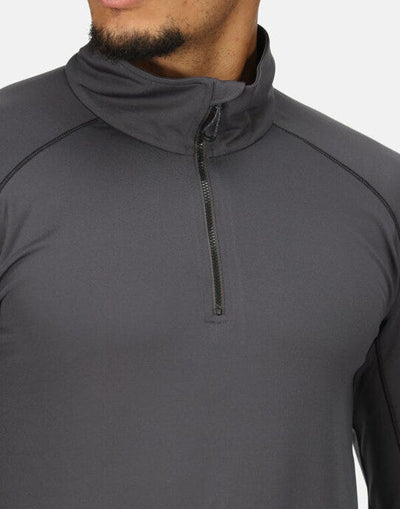 Regatta Professional TRS240 Regatta Core Stretch Half Zip Midlayer - Seal Grey