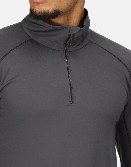 Regatta Professional TRS240 Regatta Core Stretch Half Zip Midlayer - Seal Grey