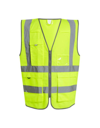 Regatta High Visibility TRS251 Regatta Pro Hi Vis Executive Vest - Hi-Vis Yellow