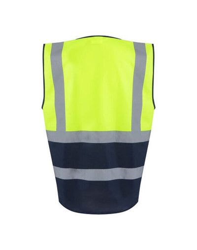 Regatta High Visibility TRS251 Regatta Pro Hi Vis Executive Vest - Hi-Vis Yellow/Navy