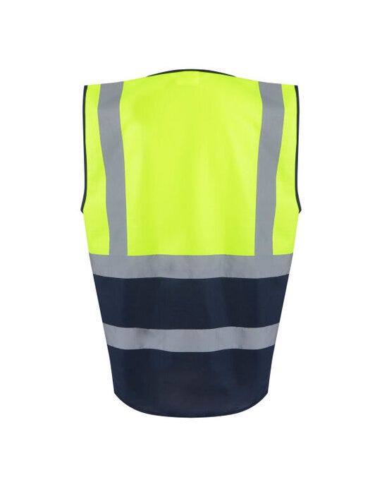 Regatta High Visibility TRS251 Regatta Pro Hi Vis Executive Vest - Hi-Vis Yellow/Navy