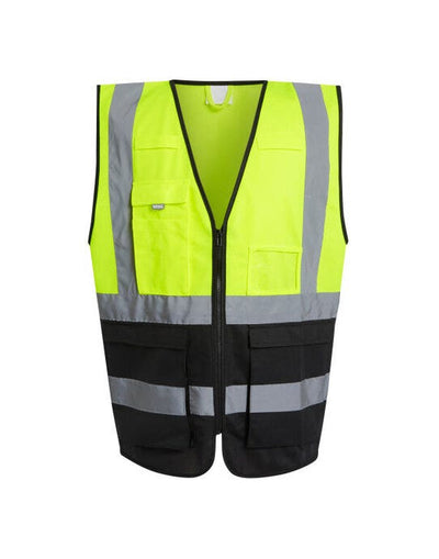 Regatta High Visibility TRS251 Regatta Pro Hi Vis Executive Vest - Hi Vis Yellow/Black