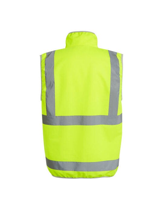 Regatta High Visibility TRS257 Regatta Hi Vis Pro Full Zip Gilet - Hi-Vis Yellow