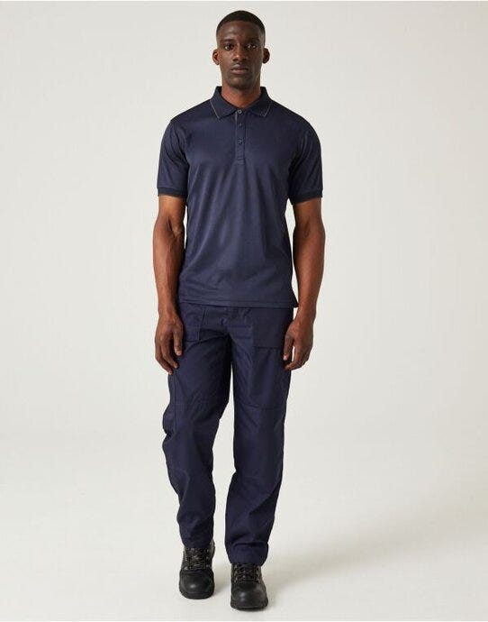 Regatta Professional TRS264 Regatta Navigate Short Sleeve Polo - Navy/Seal
