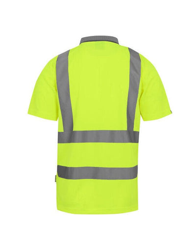 Regatta High Visibility TRS271 Regatta Hi-Vis Pro Contract Polo Shirt - Hi-Vis Yellow