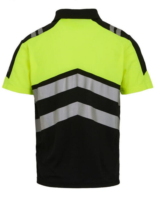 Regatta High Visibility TRS281 Regatta Hi-Vis X-Pro Polo - Black/Hi-Vis Yellow