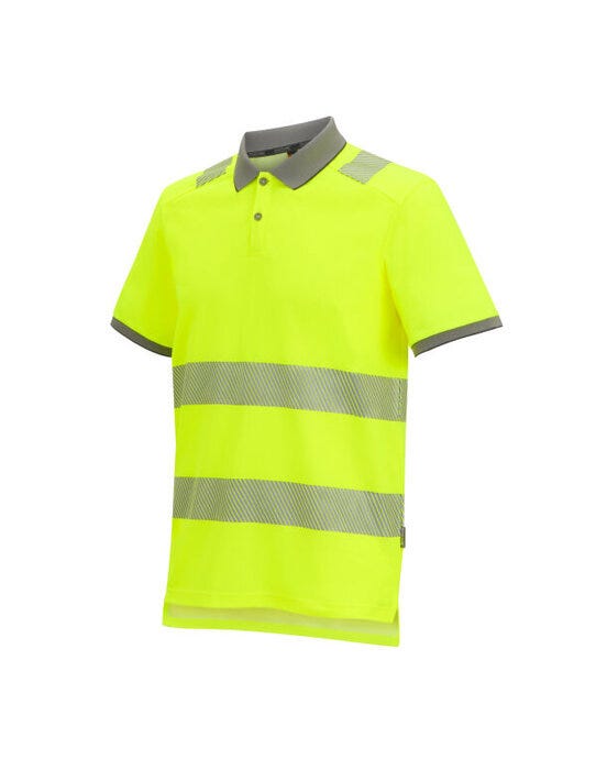 Regatta High Visibility TRS320 Regatta Hi-Vis Pro Comfort Polycot Polo - Black/Hi-Vis Yellow
