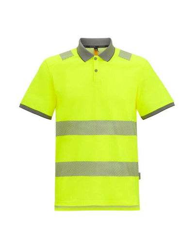 Regatta High Visibility TRS320 Regatta Hi-Vis Pro Comfort Polycot Polo - Black/Hi-Vis Yellow