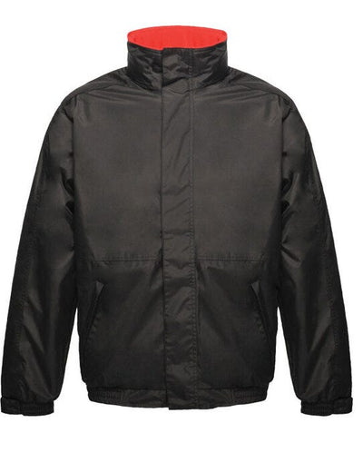 Regatta Professional TRW297 Regatta Mens Dover Bomber Jacket - Black/Classic Red