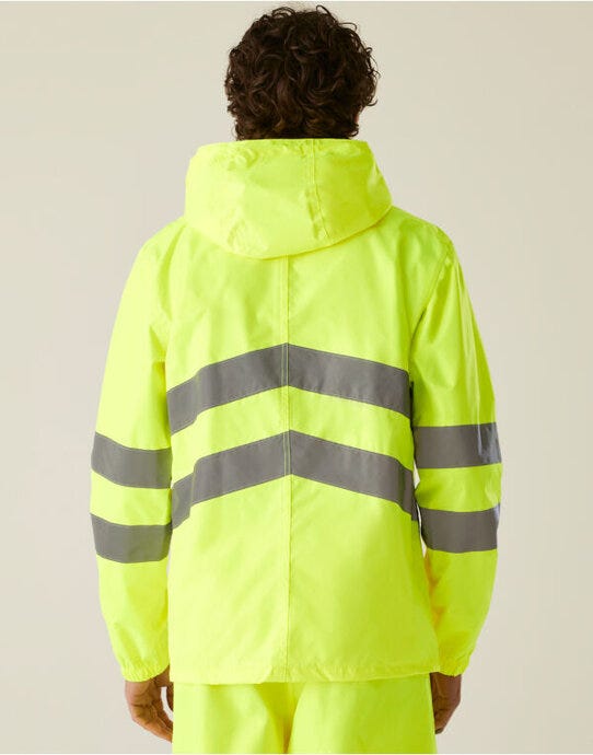Regatta High Visibility TRW497 Regatta Hi-Vis Pro Packaway Jacket - Yellow