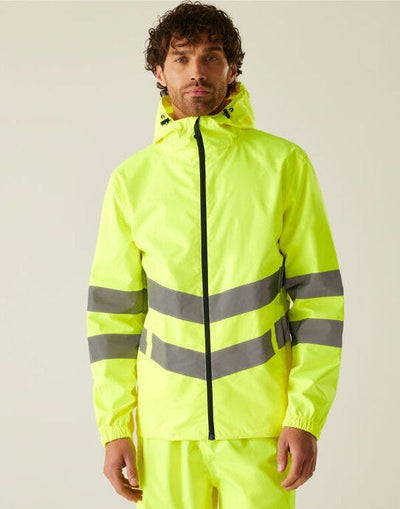 Regatta High Visibility TRW497 Regatta Hi-Vis Pro Packaway Jacket - Yellow