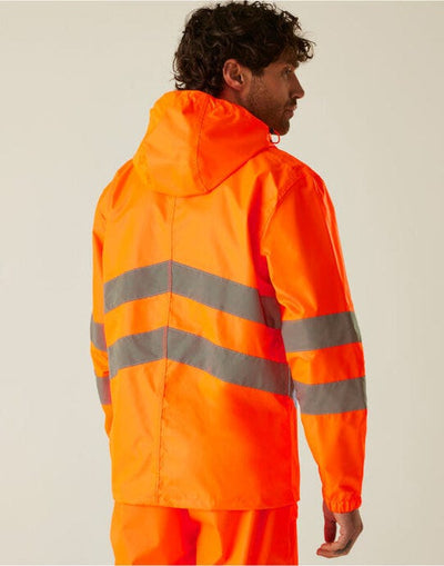 Regatta High Visibility TRW497 Regatta Hi-Vis Pro Packaway Jacket - Orange