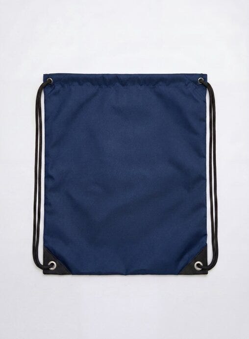 United Bags UB4010 UB Crest Drawstring Gymsac - Navy