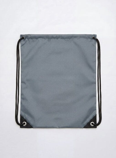 United Bags UB4010 UB Crest Drawstring Gymsac - Grey