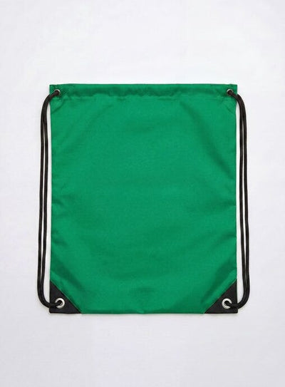 United Bags UB4010 UB Crest Drawstring Gymsac - Dark Green
