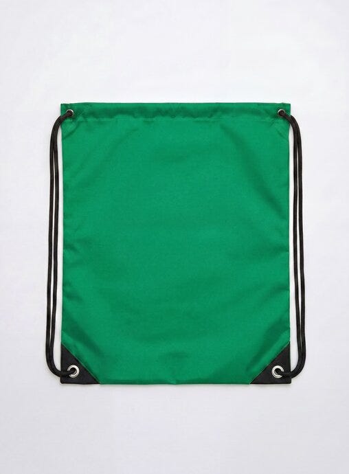 United Bags UB4010 UB Crest Drawstring Gymsac - Dark Green