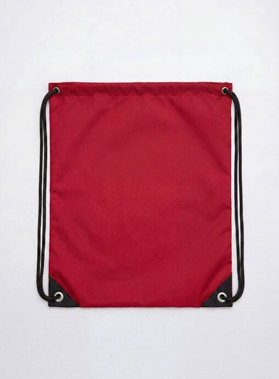 United Bags UB4010 UB Crest Drawstring Gymsac - Red