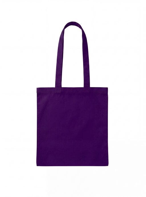 United Bags UB9000 UB Nova Long Handled 100% Cotton Shopper - Purple
