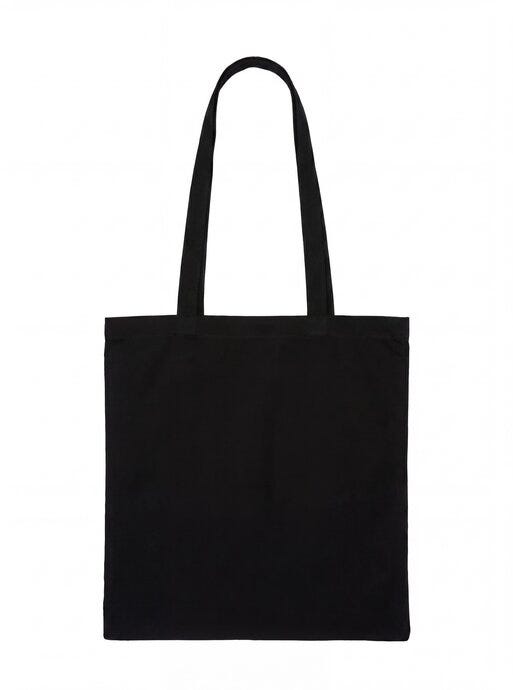 United Bags UB9045 UB Horizon 7oz Cotton Shopper Gussett - Black