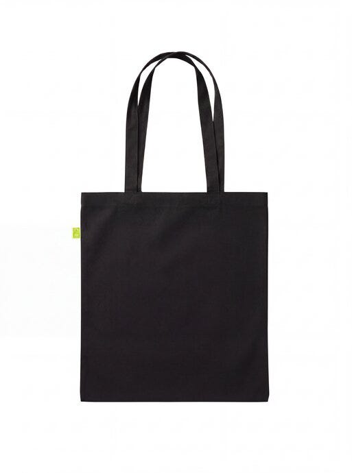 United Bags UB9060 UB Ridge Fairtrade 5oz Cotton Shopper - Black