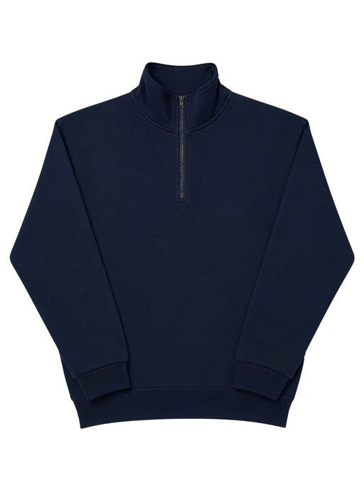 Ultimate Clothing Collection UCC005 UCC Everyday 1/4 Zip Sweatshirt - Navy