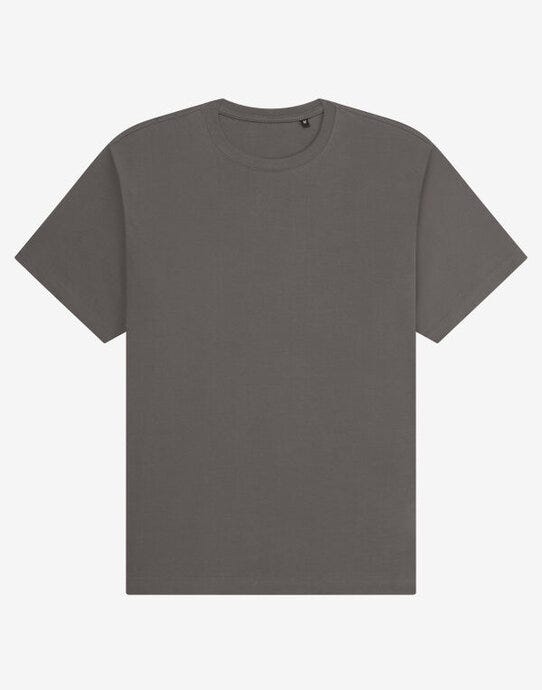 UCC Label Free Collection UCC220 Organic Heavy T-Shirt - Smoke