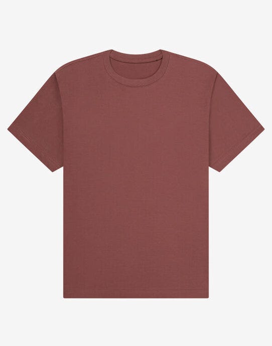 UCC Label Free Collection UCC220 Organic Heavy T-Shirt - Berry