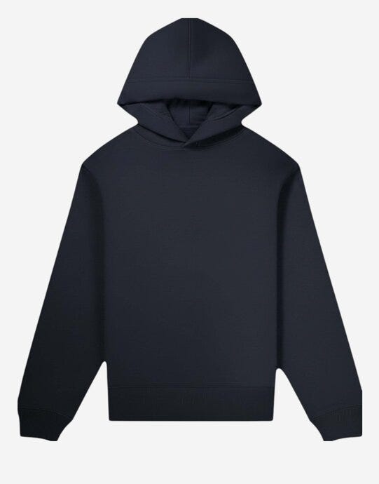 UCC Label Free Collection UCC363 UCC Organic Stealth Hoodie - Midnight