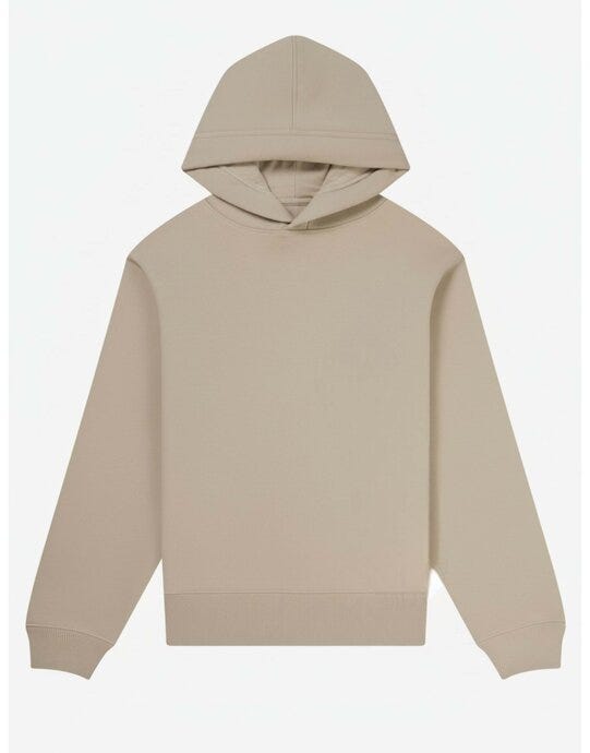 UCC Label Free Collection UCC363 UCC Organic Stealth Hoodie - Sand