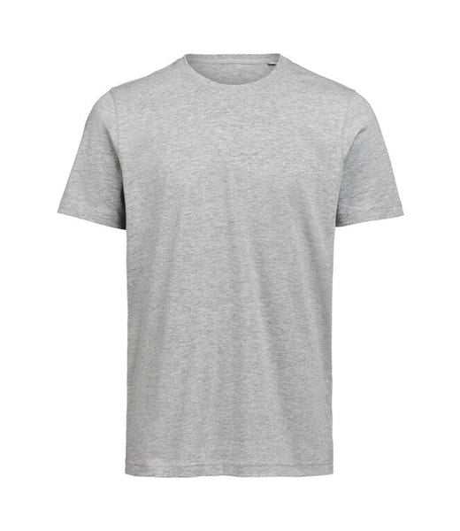 Untagged Movement Organic Regular Fit T-Shirt – Blank or Personalised – Grey Melange