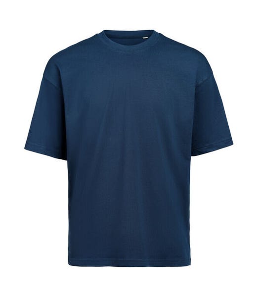 Untagged Movement Organic Loose Fit T-Shirt – Blank or Personalised – Navy