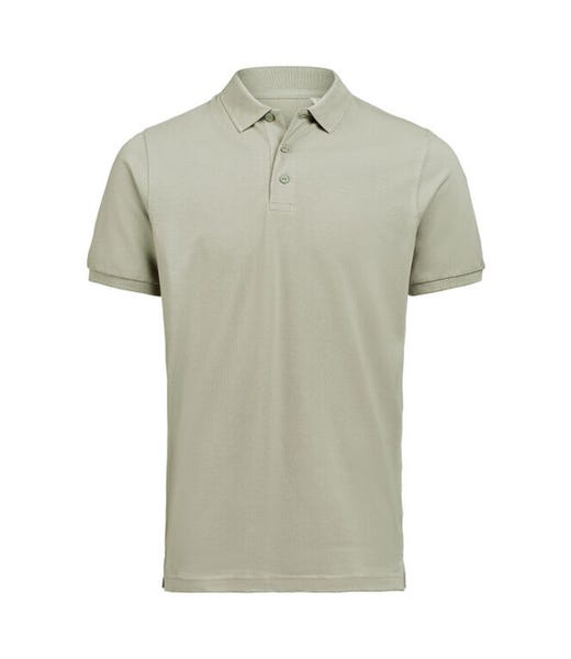 Untagged Movement UM3420010 Sage plain polo shirt