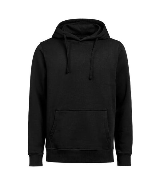 Untagged Movement UM3440010 Black plain Regular Fit Hoodie