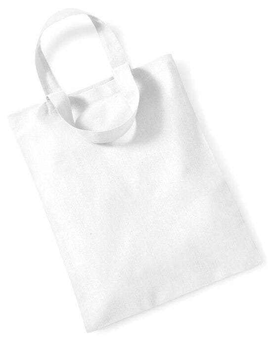 Westford Mill W104 Mini Promo Tote - White