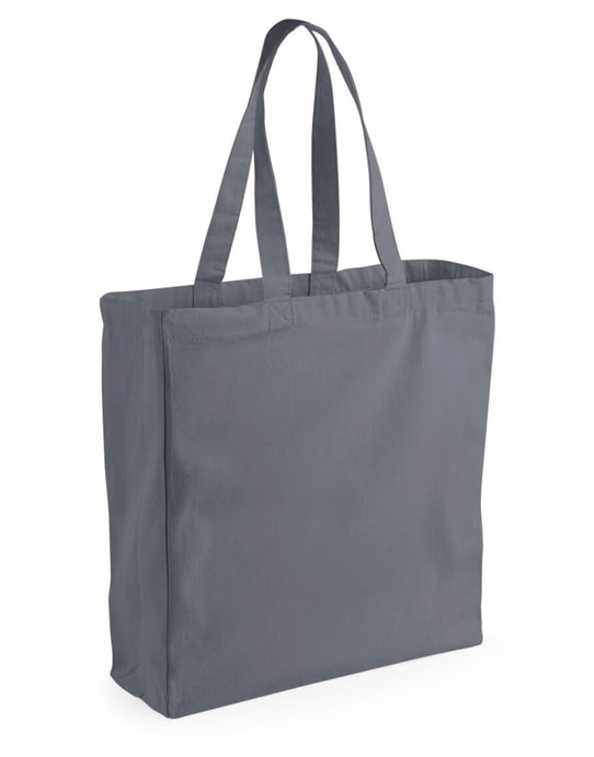Westford Mill W108 Canvas Classic Shopper - Graphite Grey