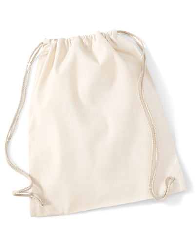 Westford Mill W110 Cotton Gymsac - Natural