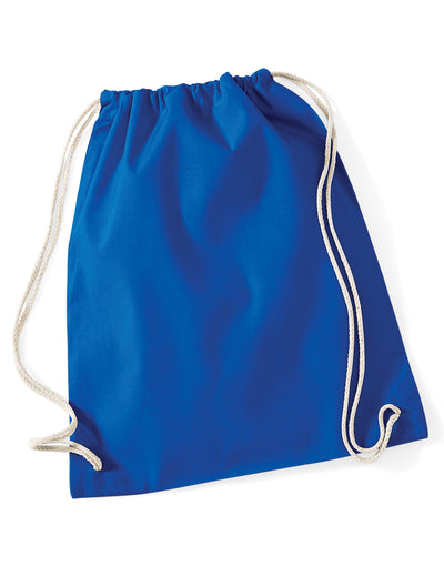 Westford Mill W110 Cotton Gymsac - Bright Royal
