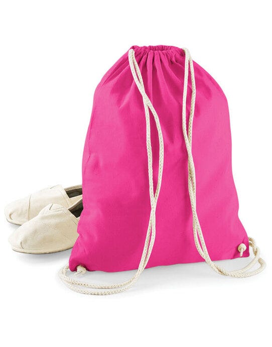 Westford Mill W110 Cotton Gymsac - Fuchsia