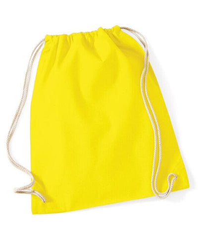 Westford Mill W110 Cotton Gymsac - Yellow
