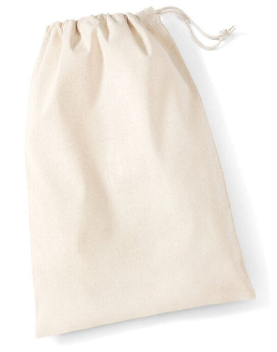 Westford Mill W115 Cotton Stuff Bag - Natural
