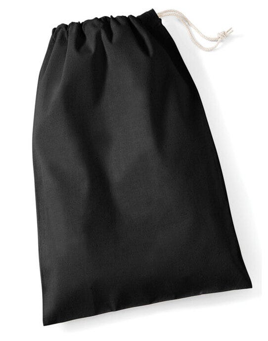 Westford Mill W115 Cotton Stuff Bag - Black