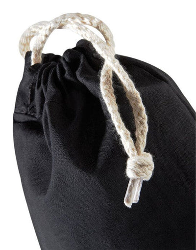 Westford Mill W115 Cotton Stuff Bag - Black